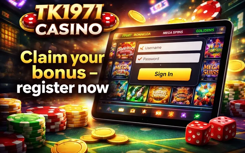 TK1971 login page banner